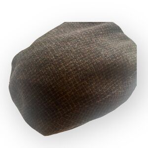 Vintage RARE Pure Wool houndstooth paige boy hat brown USA retro y2k
